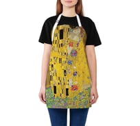 Кухонный фартук JOYARTY Густав Климт поцелуй, универсальный размер для женщин и мужчин ap_4889