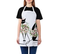 Кухонный фартук JOYARTY Цветочные питомцы, универсальный размер для женщин и мужчин ap_9732