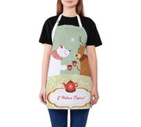 Кухонный фартук JOYARTY Чаепитие с друзьями, универсальный размер для женщин и мужчин ap_78078