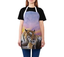 Кухонный фартук JOYARTY Тигр за небесами, универсальный размер для женщин и мужчин ap_12731
