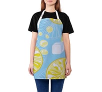 Кухонный фартук JOYARTY Лимонный лед, универсальный размер для женщин и мужчин ap_414056