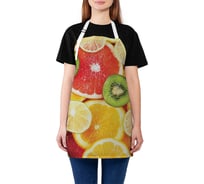 Кухонный фартук JOYARTY Цитрусовые ассорти, универсальный размер для женщин и мужчин ap_414045