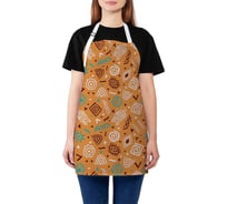 Кухонный фартук JOYARTY Африканская стилистика, универсальный размер для женщин и мужчин ap_413964