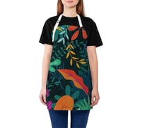 Кухонный фартук JOYARTY Лесные листья и растения, универсальный размер для женщин и мужчин ap_413946