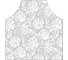 Кухонный фартук JOYARTY Розы цветут, универсальный размер для женщин и мужчин ap_13568 2