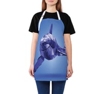 Кухонный фартук JOYARTY Стальная акула, универсальный размер для женщин и мужчин ap_32435