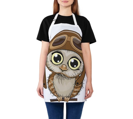 Кухонный фартук JOYARTY Отважный летчик, универсальный размер для женщин и мужчин ap_10799