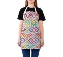 Кухонный фартук JOYARTY Акварельные этнические узоры, универсальный размер для женщин и мужчин ap_414048