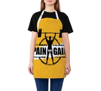 Кухонный фартук JOYARTY Мужчина со штангой, универсальный размер для женщин и мужчин ap_71684