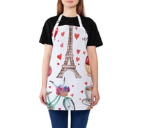 Кухонный фартук JOYARTY Воспоминания про париж, универсальный размер для женщин и мужчин ap_15479