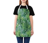 Кухонный фартук JOYARTY Тропические листья, универсальный размер для женщин и мужчин ap_36056
