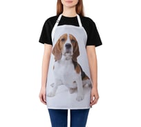 Кухонный фартук JOYARTY Щенок породы бигль, универсальный размер для женщин и мужчин ap_58209