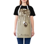 Кухонный фартук JOYARTY Новогодний блеск, универсальный размер для женщин и мужчин ap_6930