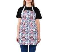 Кухонный фартук JOYARTY Фламинго в розовых цветах, универсальный размер для женщин и мужчин ap_122814