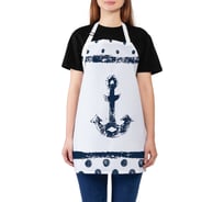 Кухонный фартук JOYARTY морская композиция с якорем, универсальный размер для женщин и мужчин ap_15938