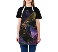 Кухонный фартук JOYARTY Космическая призма, универсальный размер для женщин и мужчин ap_32643