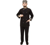 Мужской китель Tekca Line Жан черный/повар черный, р. 52-54/182-188 2030054881599