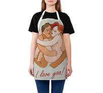 Кухонный фартук JOYARTY Натуральная любовь, универсальный размер для женщин и мужчин ap_422689