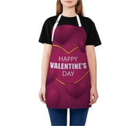 Кухонный фартук JOYARTY Happy Valentine's Day, универсальный размер для женщин и мужчин ap_422681