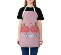 Кухонный фартук JOYARTY Счастливые яблочки, универсальный размер для женщин и мужчин ap_422680