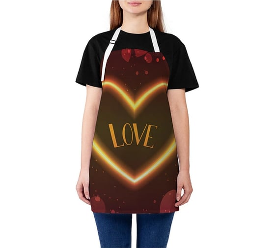 Кухонный фартук JOYARTY Love, универсальный размер для женщин и мужчин ap_422648 1