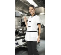 Женский костюм повара Авангард. Профессиональная экипировка Азия белый/черный, р.112-116, рост 158-164 81408