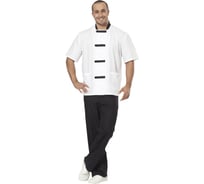 Мужской костюм повара Авангард. Профессиональная экипировка Азия белый/черный, р.104-108, рост 182-188 81420