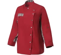 Поварской женский китель СОЮЗСПЕЦОДЕЖДА ристретто шеф лайт, бордо, р.46-48 2000000179483