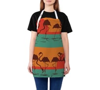 Кухонный фартук JOYARTY Фламинго на закате, универсальный размер для женщин и мужчин ap_423253