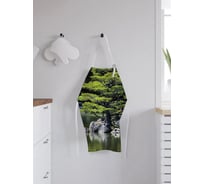 Кухонный фартук JOYARTY Японский сад, универсальный размер для женщин и мужчин ap_423735