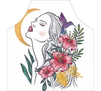 Кухонный фартук JOYARTY Эстетичная девушка, универсальный размер для женщин и мужчин ap_423256