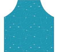 Кухонный фартук JOYARTY Траектория полета, универсальный размер для женщин и мужчин ap_423741