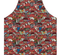 Кухонный фартук JOYARTY Санта Барбара, универсальный размер для женщин и мужчин ap_423734