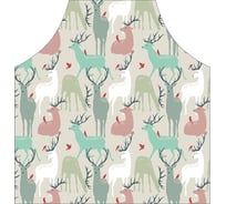 Кухонный фартук JOYARTY Стая оленей, универсальный размер для женщин и мужчин ap_423747