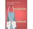 Женский водонепроницаемый кухонный фартук с карманом SHINY KITCHEN сине-зеленый G0157 6
