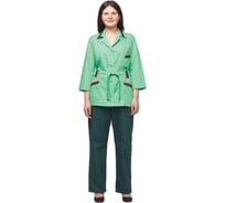 Костюм для горничных и уборщиц ООО Комус у04-кбр салатовый/зеленый, размер 60-62, рост 170-176 203175