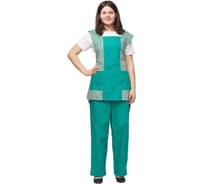 Костюм для горничных и уборщиц ООО Комус у08-сбр зелен размер 52-54, рост 158-164 292967