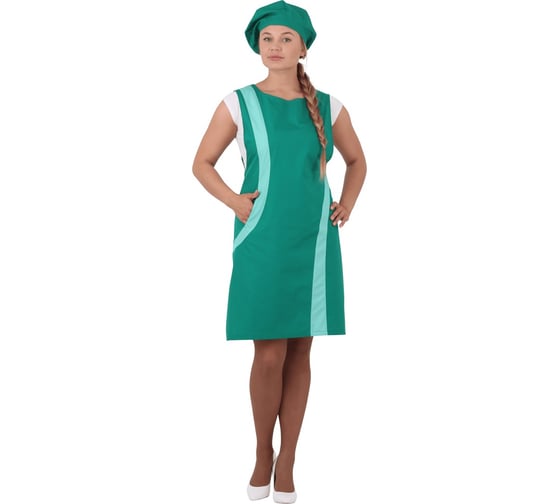 Униформа ГК Спецобъединение ВИНТАЖ зелёный/салатовый Кос 871/104-108, 170 1