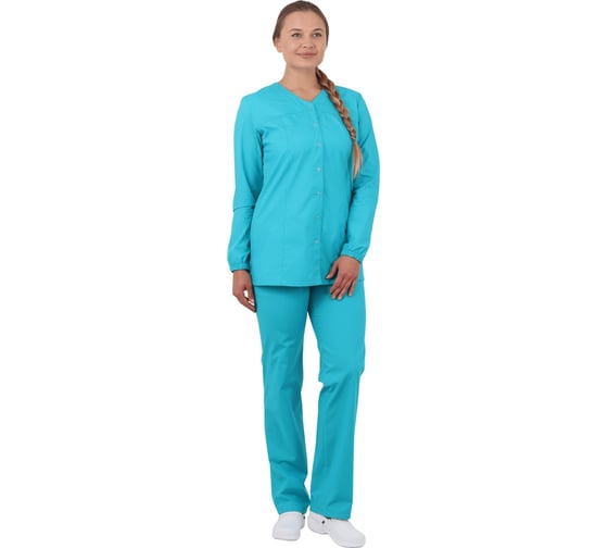 Костюм ГК Спецобъединение МАЙЯ ХАССП бирюза Кос 856/80/158 1