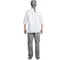 Мужской костюм ГК Спецобъединение БИСТРО белый/темно-серый Кос 846/104/158 2