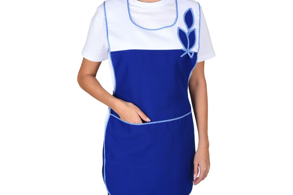 Фартук-сарафан Сириус ВЕСНА, васильковый/белый, 89553 - выгодная цена ...