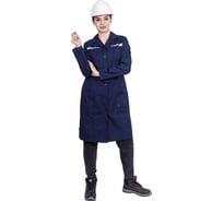 Женский халат ГК Спецобъединение ОПЕРАТОР от общих производственных загрязнений (облегченный), цвет темно-синий (104-10 Хал 884/104/158