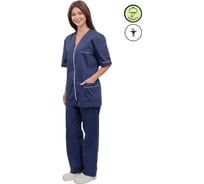 Костюм женский URSUS "Глория" темно-синий с белым ТОР526-016/52-54, 158-164