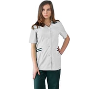 Костюм женский URSUS "Сфера" белый с темно-зеленым ТОР527-351/52-54, 170-176