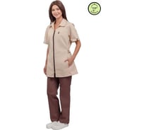 Костюм женский URSUS "Глория 2" бежевый с коричневым ТОР526-2-012/56-58, 158-164