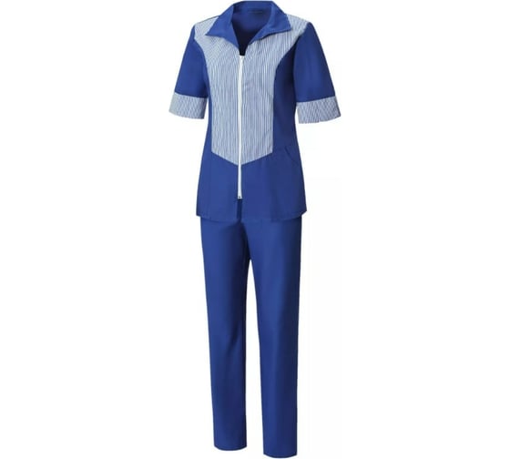 Костюм СОЮЗСПЕЦОДЕЖДА Грация, василек/полоска, р.46 2000000104546 1