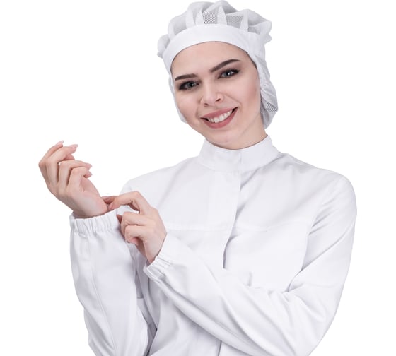 Костюм ГК Спецобъединение АПРЕЛИЯ ХАССП белый Кос 873/80/158