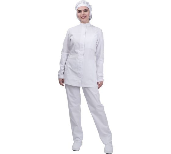 Костюм ГК Спецобъединение АПРЕЛИЯ ХАССП белый Кос 873/88/158 1