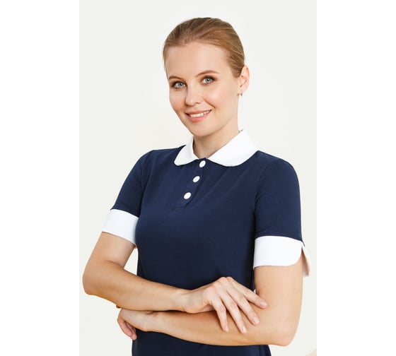 Трикотажное платье-поло СОЮЗСПЕЦОДЕЖДА GRACE темно-синий, р. 52/XXL 2000000096193