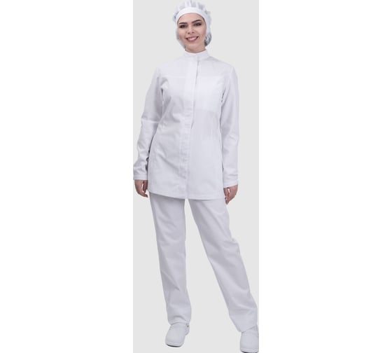 Брюки ГК Спецобъединение АПРЕЛИЯ ХАССП, белый (128-132, 158-164), шт, Брю 627/128/158 1